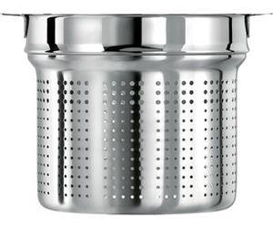 Cuit-Pâtes 22 cm Inox Mutine Amovible