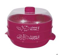 Cuit-vapeur à 2 étages spécial micro-ondes 2.4L Fuschia