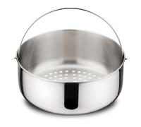 Lagostina Panier à vapeur 10920260405 – Acier inox 18/10, pour autocuiseur 5 l, 18 cm, argent