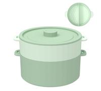 Cuit-Vapeur Micro-Ondes pour la Cuisson, Silicone Pliable Anti-Adhésif, Bol Alimentaire Cuit-Vapeur Micro-Ondes, pour Maison Dortoir Restaurant Préparation de Repas Stockage Légumes Pâtes Maïs