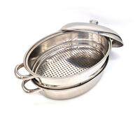 Cuit Vapeur Ovale 1 Panier Inox ARTAME