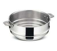 Lagostina Cuit-vapeur Salvaspazio+ 16/18/20 cm – Inox Argent