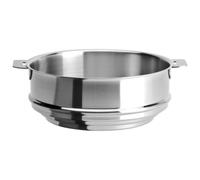 Cuit-vapeur universel inox Cristel Strate - Diamètre: 24 cm