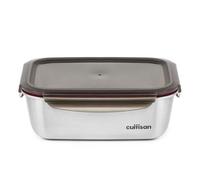 Cuitisan - Boite alimentaire rectangulaire en inox compatible au micro-ondes - 2800ml