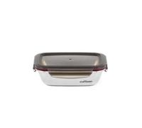 Cuitisan - Boite alimentaire rectangulaire en inox compatible au micro-ondes - 580ml