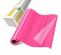 CUITS Film pour traceur textile beige, film flexible pour traceur textile, film de transfert textile traceur pour t-shirt, chemise, vêtements de bricolage, autres tissus, 30,5 x 300 cm (rose)