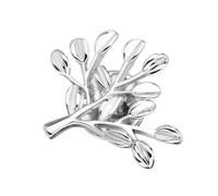 Cuivre Argenté Broche Créative Arbre de Vie pour Fête | Bijou Festival, Finition Résistante à L’usure, Style Créatif, pour Fête et Fête des Mères