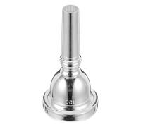 Cuivre Argenté Embouchure de Trombone Alto 12c, pour Performance | Pièce Pratique et Robuste, Adaptée aux Débutants Musiciens Professionnels, Argenté