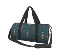 Cuivre Art Déco sur Émeraude, Sac de Voyage de Grande capacité, Sac à Main Rond, Sac de Voyage de Sport, fourre-Tout, Sac de Fitness