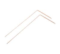 Cuivre Baguette de Sourcier 2 Pièces 30x11,5x0,5cm pour Eau | Léger et Portable, Haute Sensibilité, Résistant à Corrosion, pour Camping et Exploration Extérieure