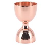 Cuivre Bell Jigger Premium Cocktail Jigger 30/60ml Jigger en Acier Inoxydable pour Barman Acier Haute Précision Large Ouverture Mesure Jigger pour Cocktail Liquor Cocktail(30/60ml Or Rose)