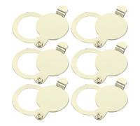 Cuivre Cache Œil de Porte Sécurité et Protection, 6 Pièces | Couvercle Anti-regard pour Entrée, Finition Polie, Usage Rapide, Convient aux Portes D'immeuble