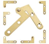 Cuivre Charnière à Pivot Rotative, 4 Ensembles | Déformation, Surface Lisse, du Bruit, pour Maison et Bureau, Porte Cachée ou Cadre Aluminium