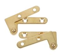 Cuivre Charnière de Porte Invisible Pivot Caché, 4 Paires Rétro | Finition Cuivre Antique, Style Ming et Qing, pour Portes Bois et Restaurations Historiques