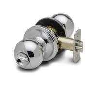 Cuivre Creek Bk2030ps Boule Bouton de porte de confidentialité, inoxydable poli