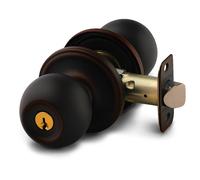 Cuivre Creek Bk2040tb Boule Bouton de porte d'entrée, Bronze toscan