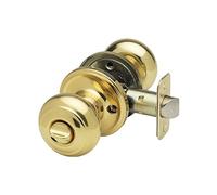 Cuivre Creek Ck2030pb Colonial de confidentialité Bouton de porte, Laiton poli