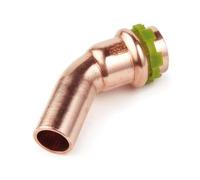 Cuivre Emmanchement Sudo-Press Angle 45° 28 MM Intérieur / Extérieur Contour V