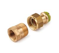 Cuivre Emmanchement Sudo-Press Durchgangsverschraubung Taraudage 12 MM - 3/8 "