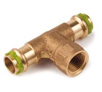 Cuivre Emmanchement Sudopress Pièce en T Mittelgang IG 22 MM X R 1/2 " X