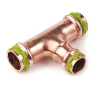Cuivre Emmanchement Sudopress Pièce en T Mittelgang Réduit 35x15x35mm VC130R