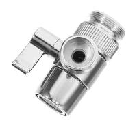 Cuivre Inverseur de Robinet 3 Voies 1/2 Pouce | Installation sans Outil, Design Antidérapant, Raccord Union, Usage Salle de Bain et Évier