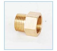 Cuivre M/F M14 * 1,5, M20 * 1,5, 1/4", 1/2" Adaptateur de coupleur fileté en laiton mâle à femelle Raccord de tuyau en laiton-Femelle M14x1,5-1/2"