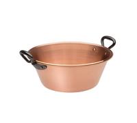 Baumalu Bassine à confiture 26 cm – cuivre 12/10ème – anses fonte