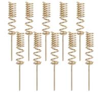 Cuivre Phosphoreux Antenne à Ressort Hélicoïdal 10 Pièces | Réception Améliorée, Installation Facile, Compatibilité Large, Usage Maison et Bureau, Routeurs sans Fil et Téléviseurs