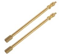Cuivre Prolongateur de Valve pour Pneus de Trottinette Électrique | Accès Facilité Lors du Gonflage Routier, Portée Étendue, Adapté aux Pneus Automobiles Monocycles