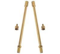 Cuivre Rallonge de Valve de Pneu pour Voiture et Monocycle | Gonflage Facile, Compatibilité Polyvalente, Forme Délicate, Aspect Soigné, pour Roue sans Chambre