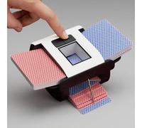 CUIYKAI Mélangeur de Cartes Automatique Rechargeable 2000mAh, 1-2 Ponts, pour Jeux de Cartes UNO, Poker, Belote, Pinochle, Cassino, Texas Hold'em, Blackjack