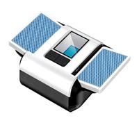 CUIYKAI Mélangeur de Cartes Électrique 1-2 Jeux - Rechargeable 1200mAh - One Touch - Portable Poker et Jeux de Société