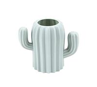 cuiyoush Porte-stylos mignon en forme de cactus - Organiseur de bureau pour pinceaux de maquillage - Organisateur amusant pour bureau à domicile - Vert clair