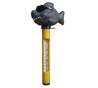 cuiyoush Thermomètre De Piscine Flottant, Thermomètre De Piscine, Forme d'animal De Dessin Animé De Jauge De Température De Thermomètre De Piscine Requin