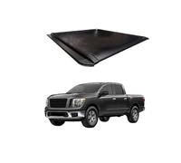 Cujjsrwp Cache Bagages Couvercle De Benne Enroulable Roll N Lock en Aluminium pour Nissan pour Titan, Antirouille, Robuste Étagère Coffre Arrière