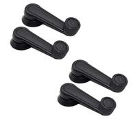 Cujjsrwp Lève-glace Manivelle Fenêtre Manuelle | Lève-vitre Porte Voiture En Plastique Noir, Levier De Régulateur De Remplacement, Accessoires Automobiles 1/2/4 Pièces