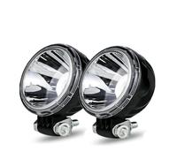 Cujjsrwp Projecteur De Travail Led Antibrouillard Rond 2 Pièces 3 Pouces 4x4 Pour Tout-terrain Moto Voiture ATV Course Dirt Bike Pick-up Bateau Phares Avant Voiture(2pcs Spot White)