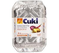 Cuki - Barquettes aluminium, double force - 2 pièces