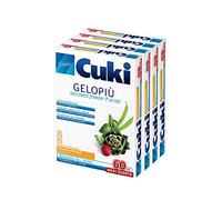 Cuki Gelopiù Lot de 4 sachets de 60 grandes couches, 18 x 28 cm, 1,5 L, 60 pièces - 650 g
