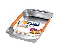 Cuki Lot de 2 moules à gâteau extra épais en aluminium - 8 portions - rectangulaires [S97]
