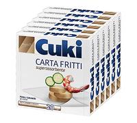 Cuki Papier Fritti super absorbant en feuilles 32 x 33 cm - 6 paquets de 20 feuilles