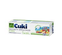 Cuki Petits sacs transparents hermétiques à ouverture et à fermeture – 1 L – 15 pièces