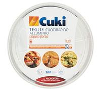 Cuki Plat à cuisson rapide en aluminium - Double force - 8 portions - Tm32G - 40 g