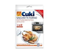 Cuki - Sacs four, cuisson sans graisse, saute le saveur des aliments 25 x 38 cm - 8 pièces