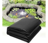 CuKLARYi Bâche de Bassin Flexible Noire for Bassin à Poissons de Jardin 2 x 2 m 4 x 4 m en PEHD Durable for Bassin de Jardin Aquatique extérieur | Bâche Robuste(2x2m(6.5x8.2ft))