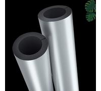 CuKLARYi Gaine isolante extérieure autocollante for tuyaux, 1 tube isolant en mousse pré-fendu, coude, antigel for la conservation de chaleur des conduites d'eau et climatiseurs(1.1x1.2in)