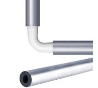 CuKLARYi Tube isolant en mousse autocollante for tuyaux, enveloppe aluminium, montage par joint fendu for l'isolation des conduites d'eau extérieures(ID-27mm*TH-30mm)