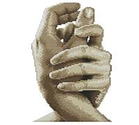 cukol cukol Canevas Broderie Point de Croix Kit Complet Adulte - Facile Kit Broderie Debutant pour Loisirs Créatifs Activité Manuelle, 36x46 cm 11CT Imprimé Cross Stitch Embroidery Set