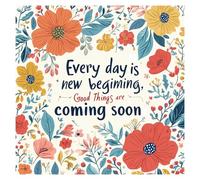 cukol cukol Canevas Broderie Point de Croix Kit Complet Adulte - Facile Kit Broderie Debutant pour Loisirs Créatifs Activité Manuelle, 30x30 cm 11CT Fleur Imprimé Cross Stitch Embroidery Set